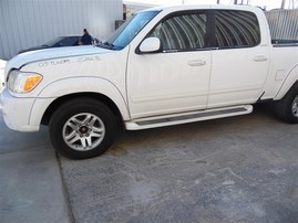 2005 TOYOTA TUNDRA LIMITED CREW CAB WHITE 4.7 AT 2WD Z20276